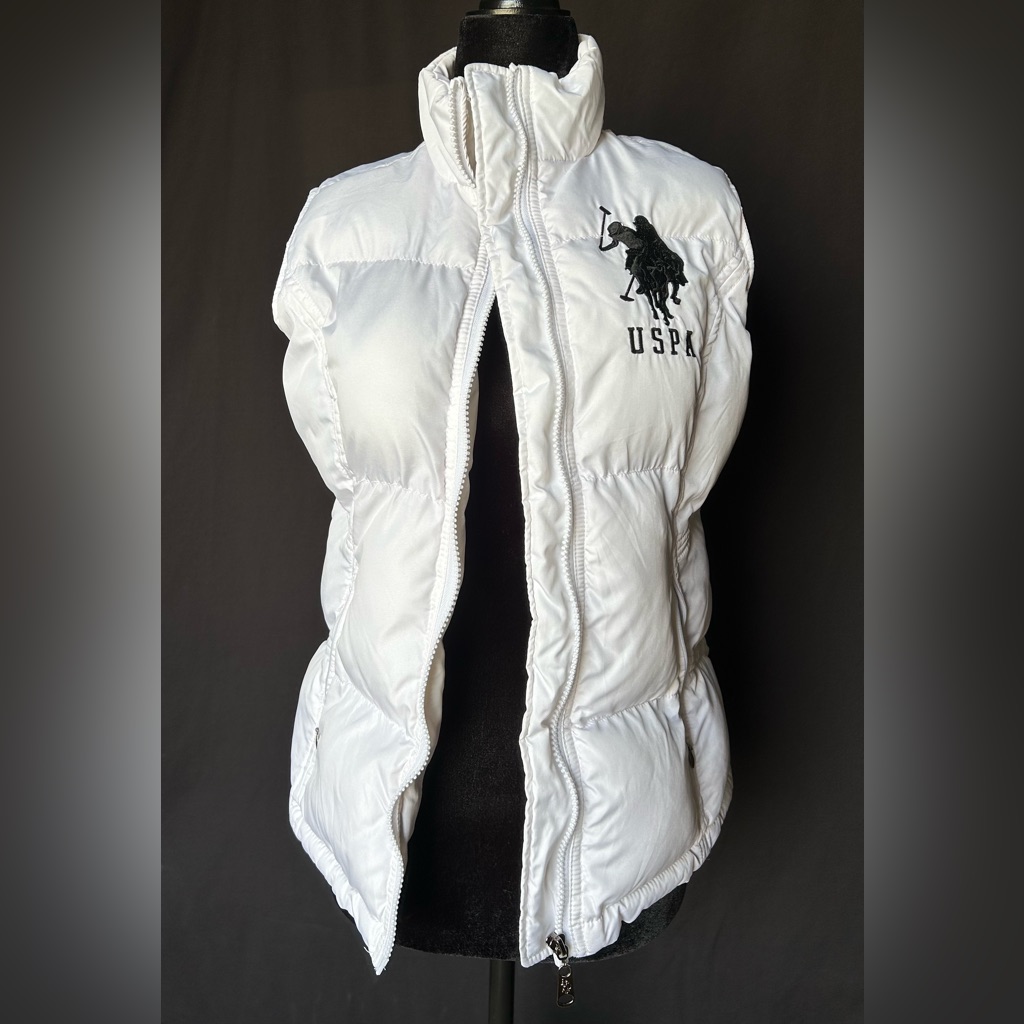 White Puffer Vest